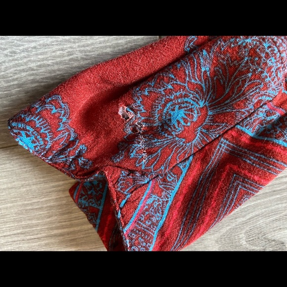 Free People Bohemian Patterned Blouse - Picture 4 of 5